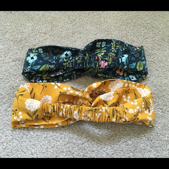 Set of two handmade headbands. 100% cotton. Brand new. - Picture 2 of 2